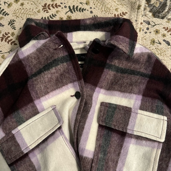 Zara Jacket, Size Medium burgundy/purple long sleeve - Picture 4 of 5